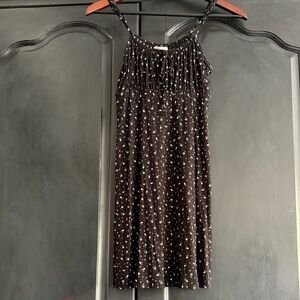 Billabong Black and White Floral Mini Dress